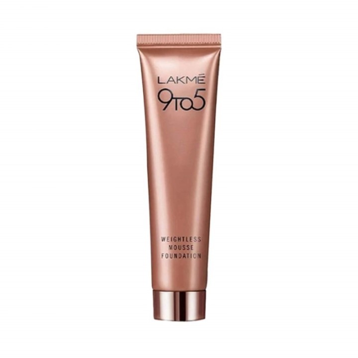Lakme 9 to 5 Weightless Mousse Foundation, (04 Rose Honey) 25g