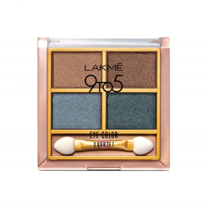 Lakme 9 to 5 Eye Color Quartet, (Smokey Glam) 7g