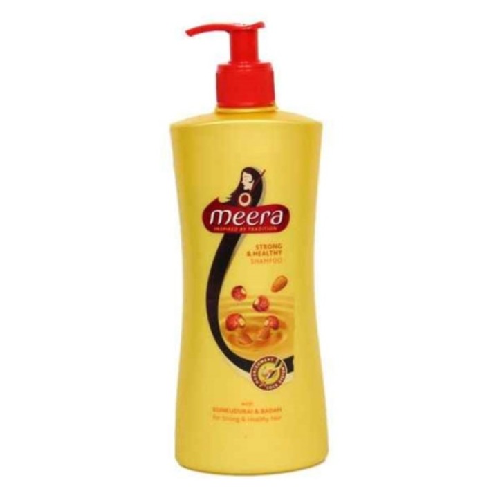 Meera Strong &Amp; Healthy Shampoo - with Kunkudukai &Amp; Badam