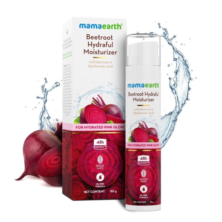 Mamaearth Beetroot Hydraful Moisturizer Lotion With Hyaluronic Acid (50ml)