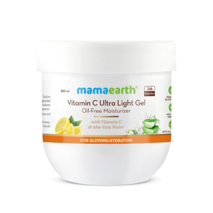 Mamaearth Vitamin C Ultra Light Gel Oil-Free Moisturizer (200ml)