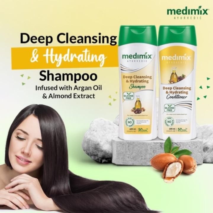 Medimix Ayurvedic Deep Cleansing & Hydrating Shampoo - for Clean