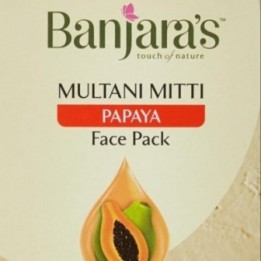 Banjara's Multani Mitti + Papaya Face Pack Powder (100g)