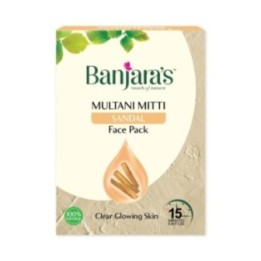 Banjara's Multani Mitti + Sandal Face Pack Powder (100g)