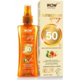 Wow Skin Science Sunscreen Spray SPF 50 - Infused with Avocado Oil