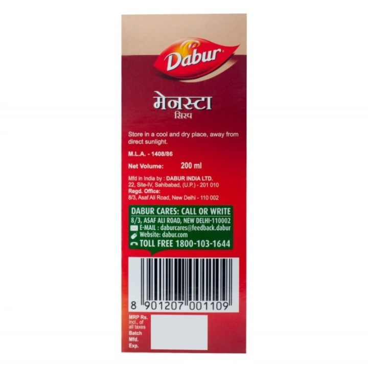 Dabur Mensta Syrup - for Those Difficult Days 200ml