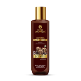 Khadi Organique Castor Oil Hair Cleanser for Dry Hair (200ml)