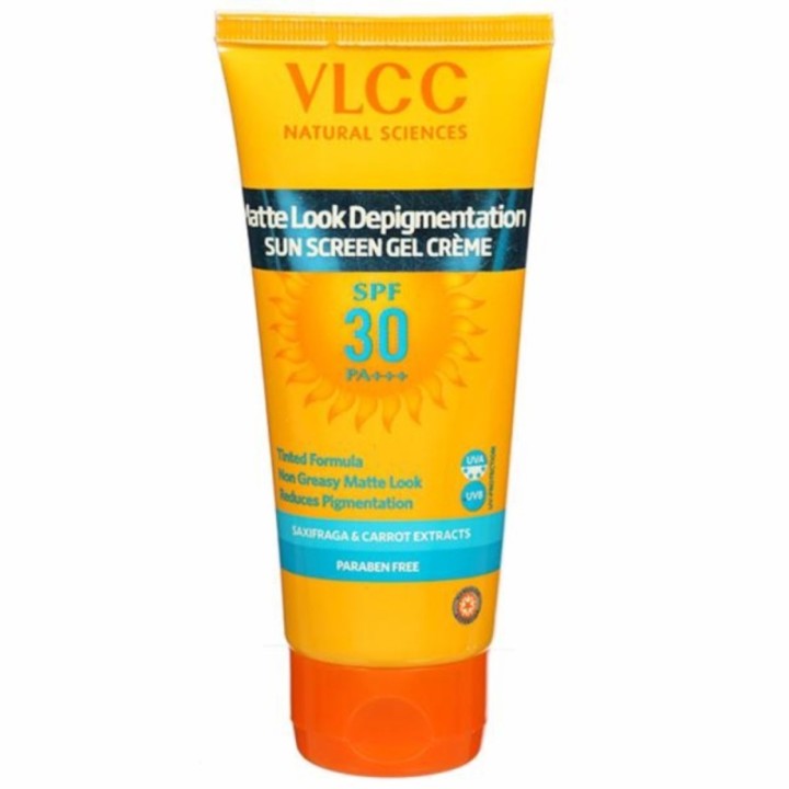 Vlcc Natural Sciences Matte Look Depigmentation Sun Screen Gel Creme