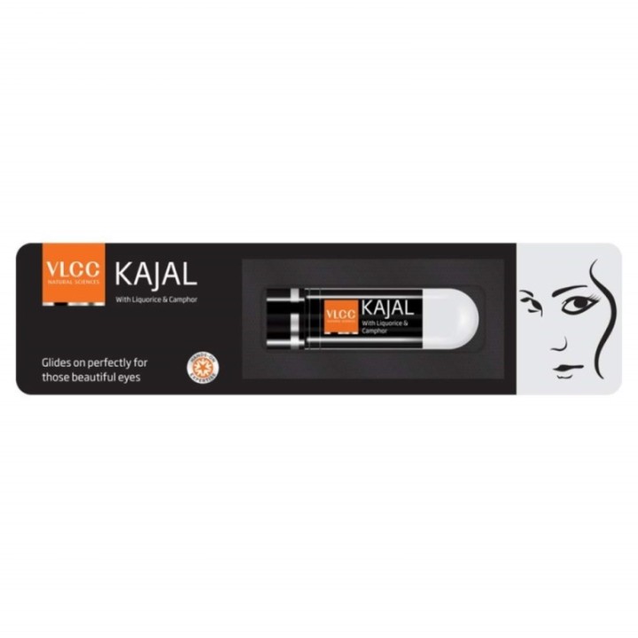 Vlcc Natural Sciences Kajal (Black) with Liquorice & Camphor 1g