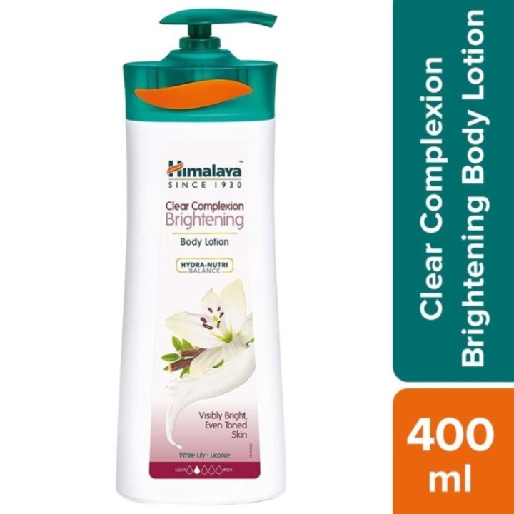 Himalaya Clear Complexion Brightening Body Lotion, Hydra-Nutri
