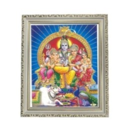 Satvik Lord Shiva, Mata Parvati, Lord Karthik with Lord Ganesha