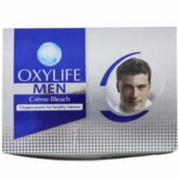 Oxylife Men Creme Bleach - Oxygen Power for Healthy Fairness 15g