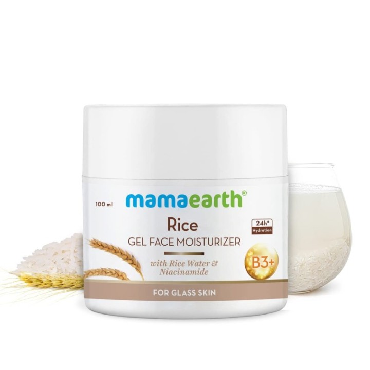 Mamaearth Rice Gel Face Moisturizer With Rice Water & Niacinamide (100ml)