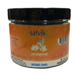 Satvik Jasmine Incense Cones for Puja and Prayer 200g