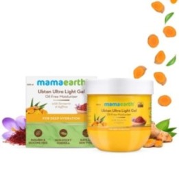 Mamaearth Ubtan Ultra Light Gel Oil-Free Moisturizer with Turmeric