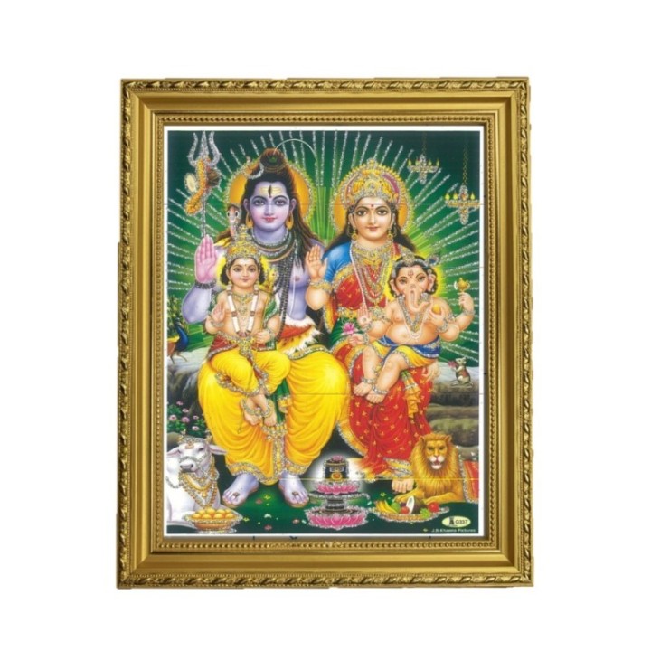 Satvik Lord Shiva, Mata Parvati, Lord Karthik & Lord Ganesha Designer