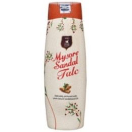 Mysore Sandal Talc, Delicately Perfumed with Pure Natural Sandalwood