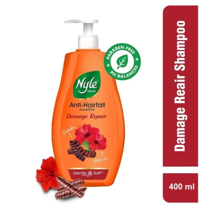 Nyle Naturals Damage Repair Shampoo with Goodness of Shikakai