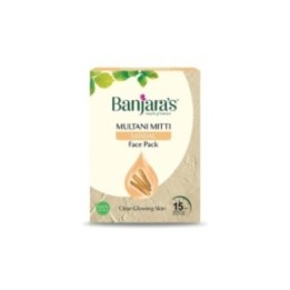 Banjara's Multani Mitti Sandal Face Pack - for Clear Glowing Skin 100g