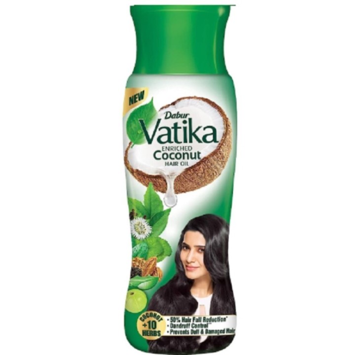 Dabur Vatika Enriched Coconut Hair Oil - 90%Hair Fall Reduction