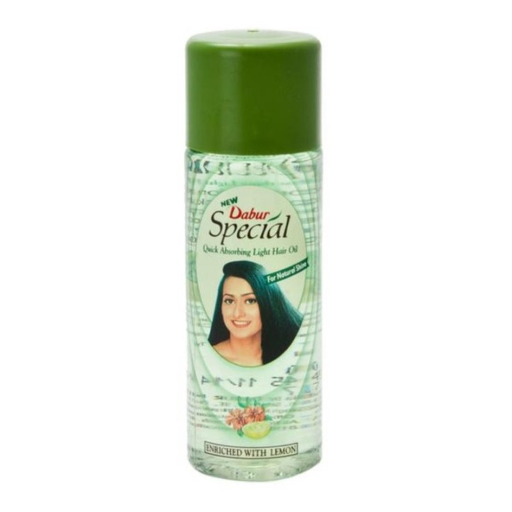 Dabur Special Quick Absorbing Light Hair Oil - Enriched with Lemon