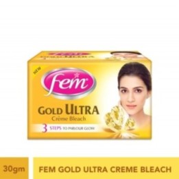 Fem Gold Creme Bleach, Special Golden Glow with 24K Gold Dust