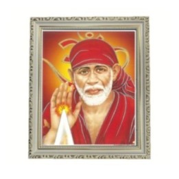 Satvik Shirdi Sai Baba Designer Wooden Photo Frame