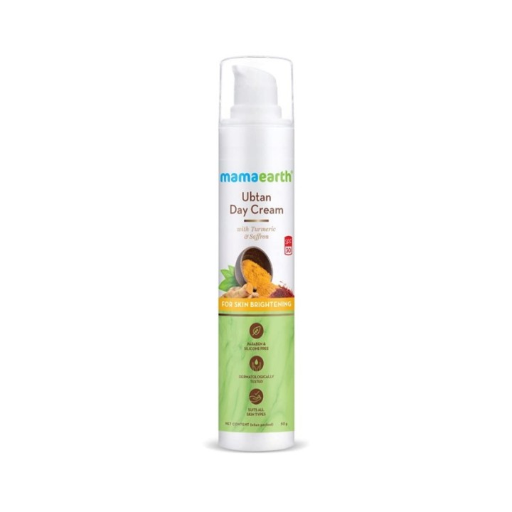 Mamaearth Ubtan Brightening Day Cream SPF 30 (50g)