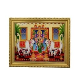 Satvik Sri Gruha Lakshmi Devi, Gadapa Lakshmi Designer Golden Photo