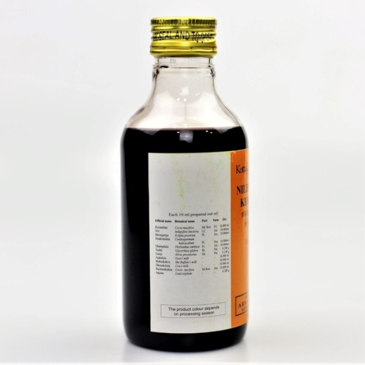 Kottakkal Ayurveda, Nilibhringadi Kera Tailam (Coconut Oil Base) 200ml
