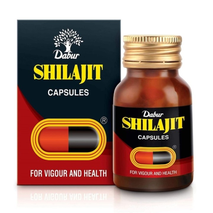 30 Capsules Dabur Shilajit Capsules for Vigour & Health Vitality