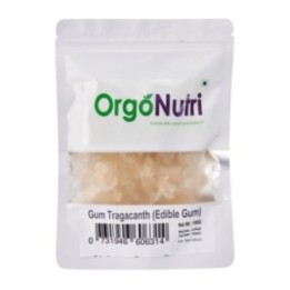Orgonutri Gum Tragacanth (Gond Katira, Edible Gum) for Cooking Sweets