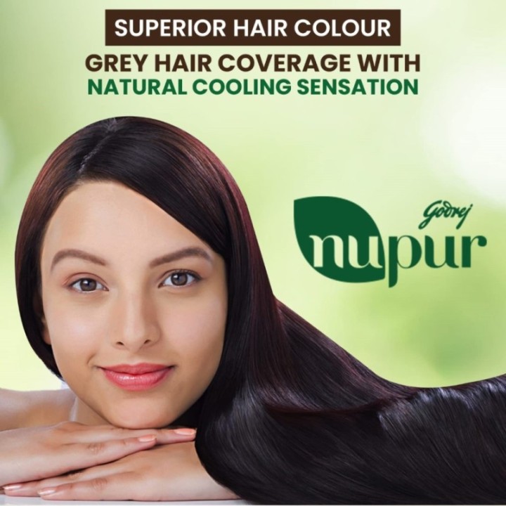 Godrej Nupur Henna, 100% Natural Henna with Goodness of Herbs