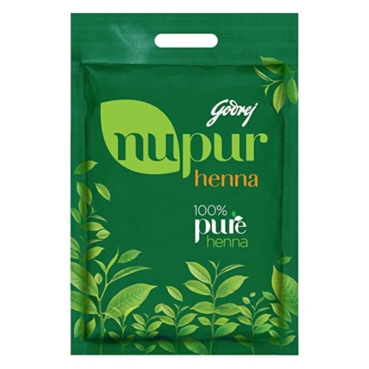 Godrej Nupur Henna, 100% Natural Henna with Goodness of Herbs