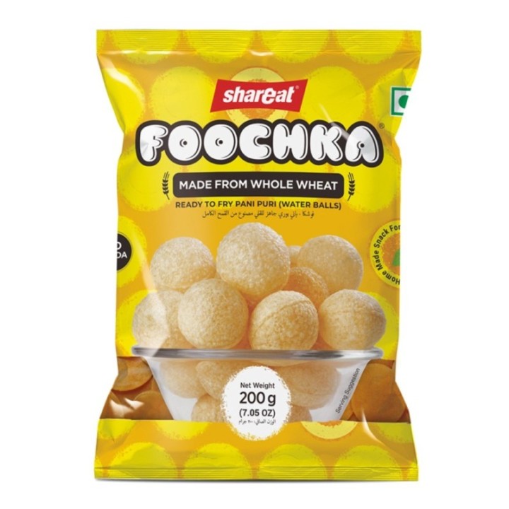 Shareat Foochka Ready to Fry Pani Puri (Water Balls) 200g