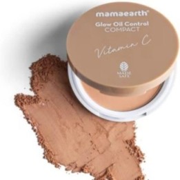 Mamaearth Glow Oil Control Compact Powder Ivory Glow 9g
