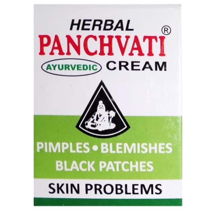Panchvati Herbal Ayurvedic Cream, for Skin Problems Like Pimples