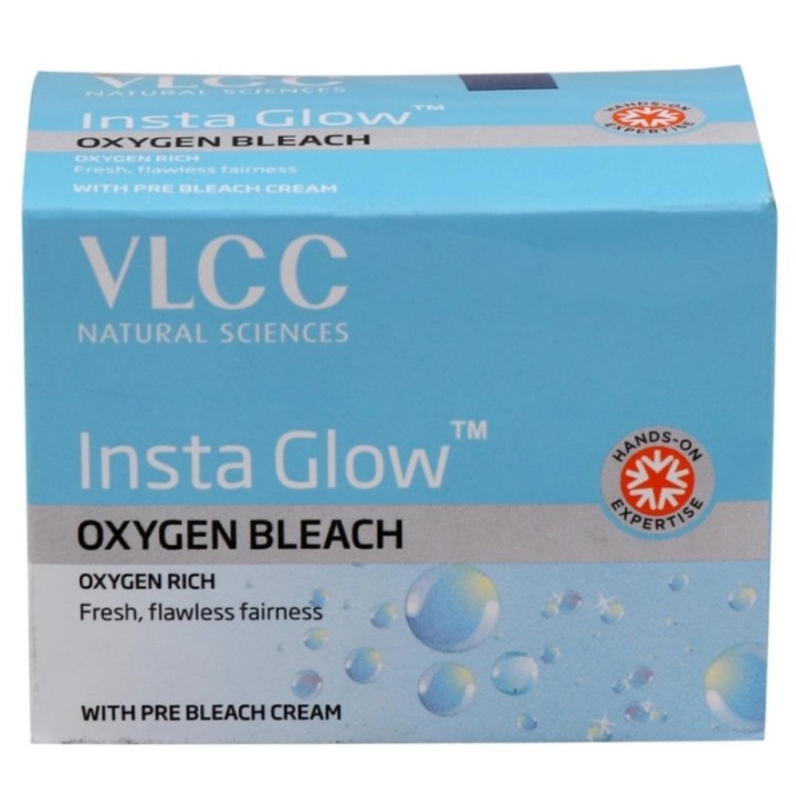 Vlcc Natural Sciences Insta Glow Oxygen Bleach, Fresh, Flawless