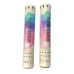 Kodayz Gender Reveal Party Poppers (Color Smoke Poppers), in Blue
