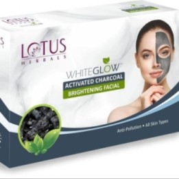 Lotus Activated Charcoal Brightening Facial Kit (37g)