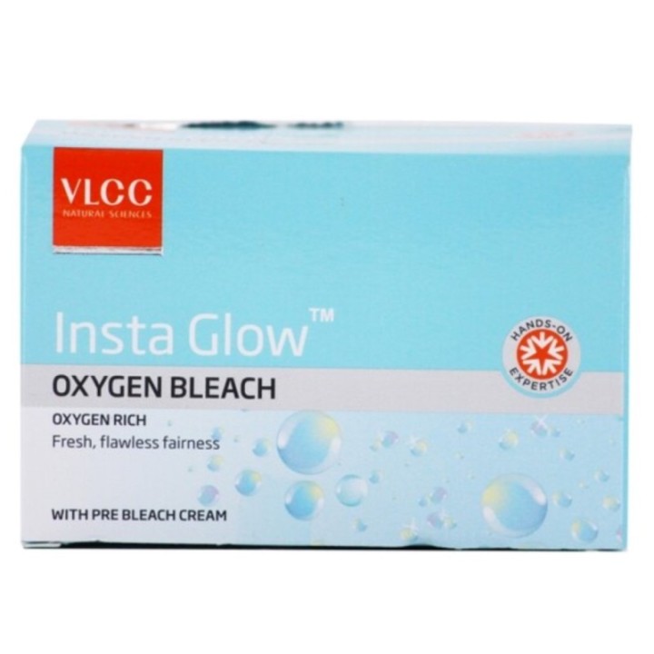 Vlcc Natural Sciences Insta Glow Oxygen Bleach, Fresh, Flawless