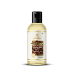 Khadi Organique Sweet Almond Oil - for Hair, Nails & Skin, 100% Cold