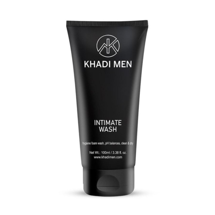 Khadi Men Intimate Wash - Hygiene Foam Wash, PH Balance, Clean & Dry