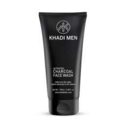 Khadi Men Activated Charcoal Face Wash - Makes Your Skin Supple