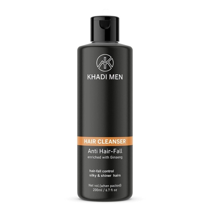 Khadi Men Anti Hair Fall Hair Cleanser - Enriched with Ginseng, Hair