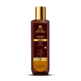 Khadi Organique Fenugreek (Methi) Hair Oil - for Long, Shiny