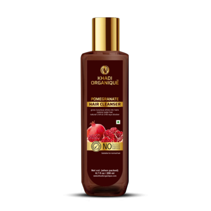Khadi Organique Pomegranate Hair Cleanser - Gives Luxurious Shine
