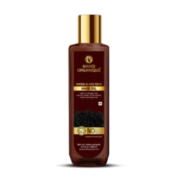 Khadi Organique Onion Black Seed Hair Oil - for Silkier & Stronger