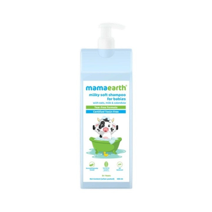 Mamaearth Milky Soft Shampoo for Babies - with Oats, Milk & Calendula