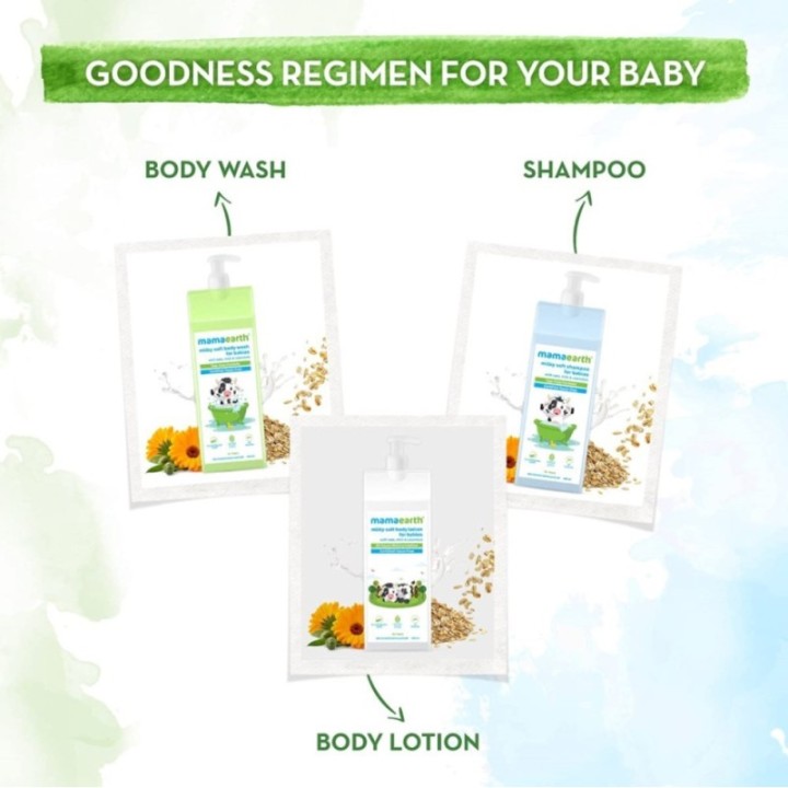 Mamaearth Milky Soft Shampoo for Babies - with Oats, Milk & Calendula